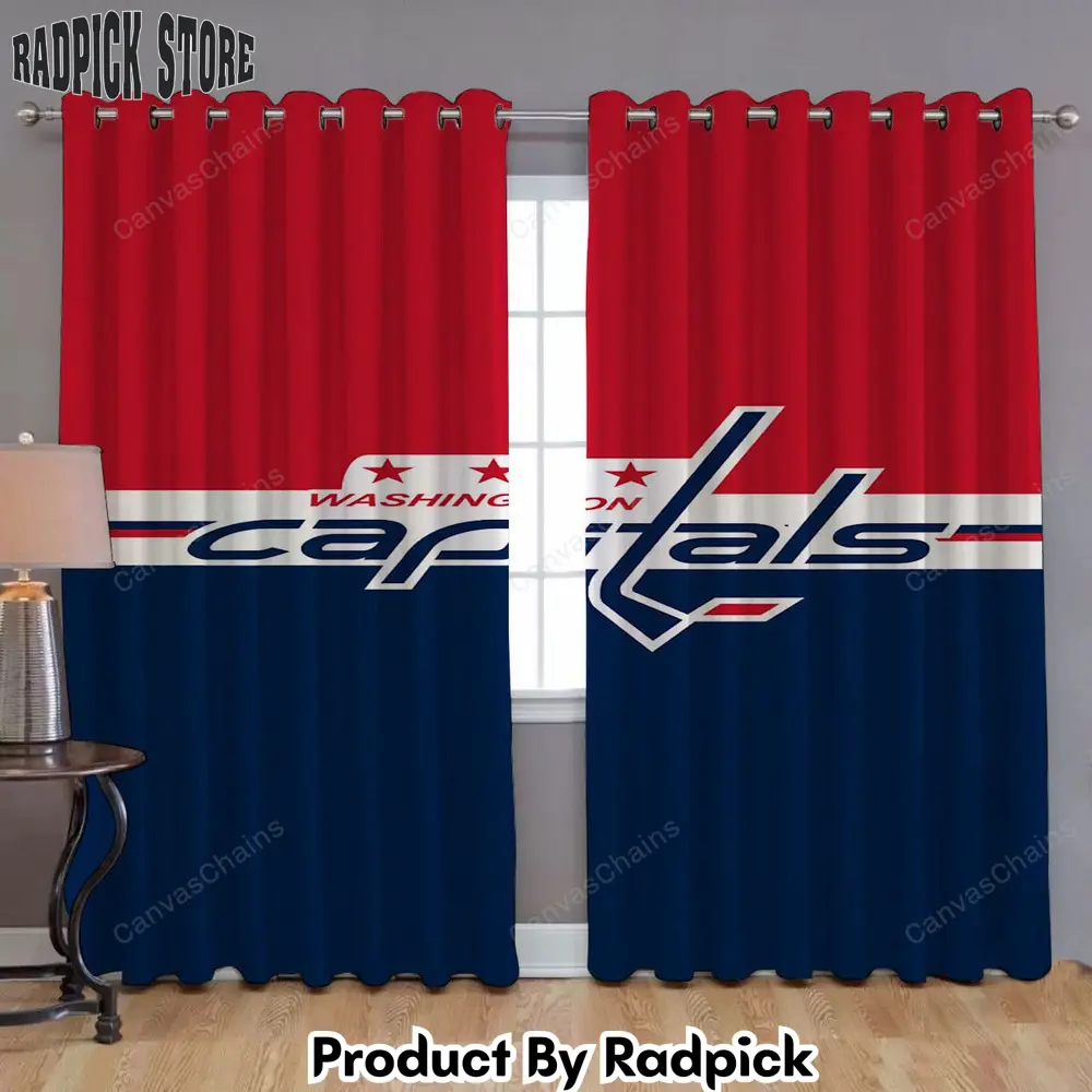 Radpick washington capitals window curtains washington capitals nhl1002 curtains living room curtains for window rp852107